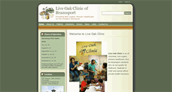 Desktop Screenshot of liveoakclinic.org